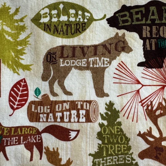 Food Bag Sets Snack and Sandwich Bags - Rustic Retreat