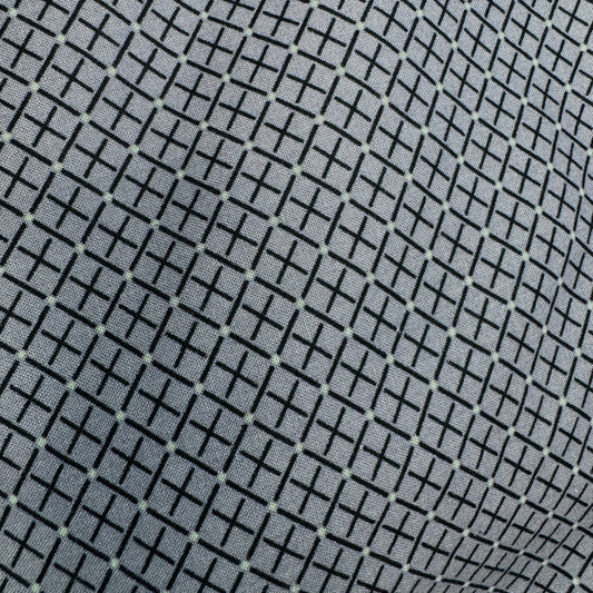 Large Wet Bag — Blue-grey Lattice