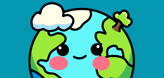 5 easy eco-friendly swaps cute planet earth graphic