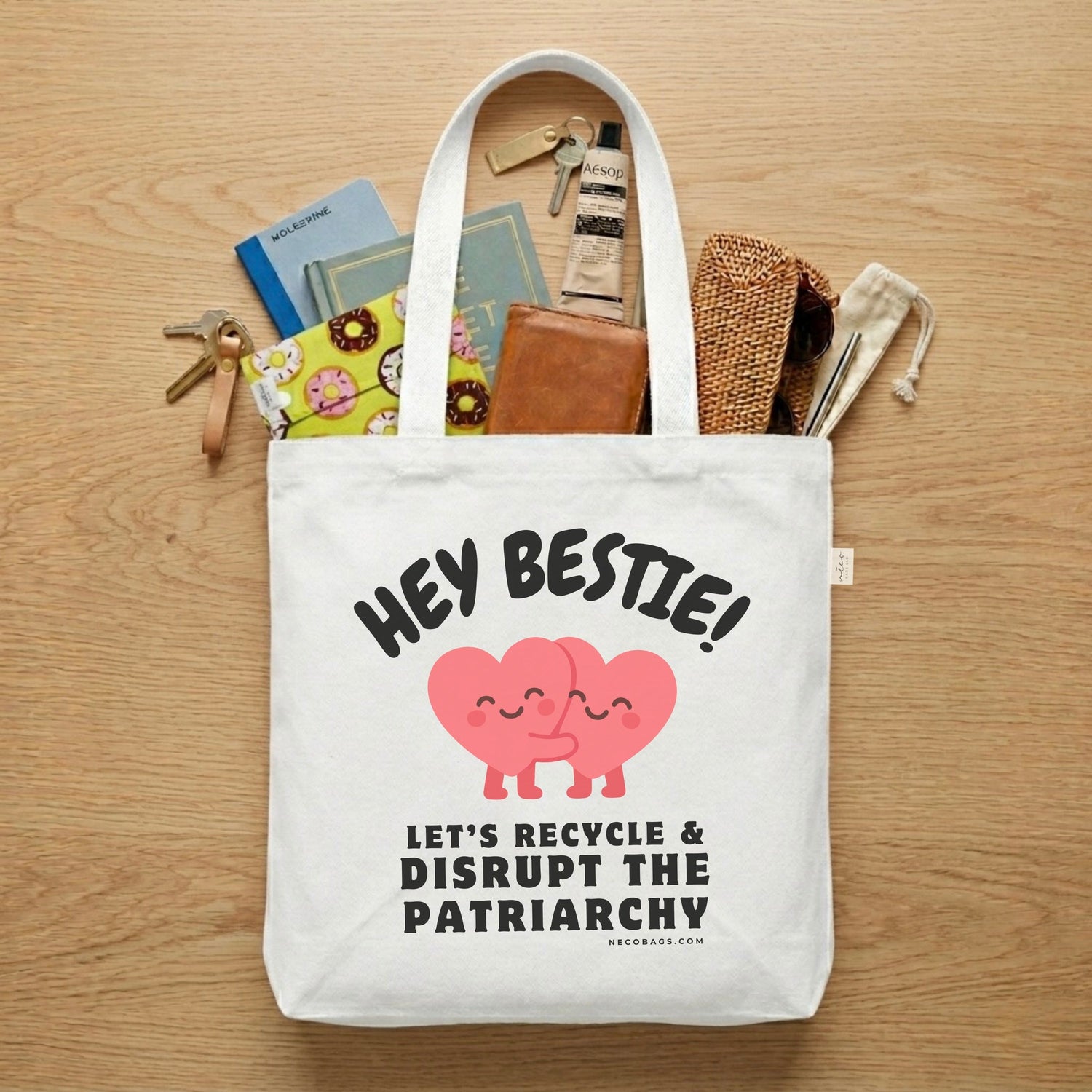 Eco-Statement Canvas Totes