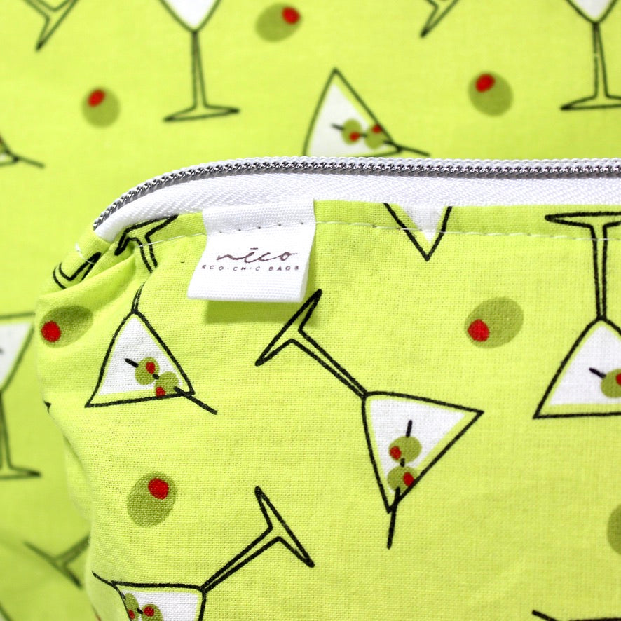 Smal Toiletry Zip 'n Go Bag - Holiday Spirits