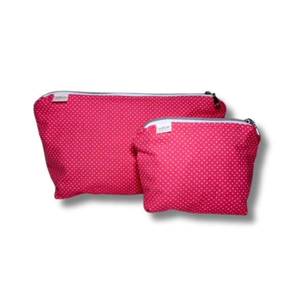 Travel Bundle Zip 'n Go Bags - Petal Pink