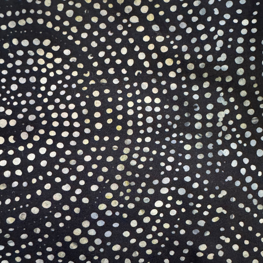 Food Bag Sets Snack and Sandwich Bags - Black Swirl Batik