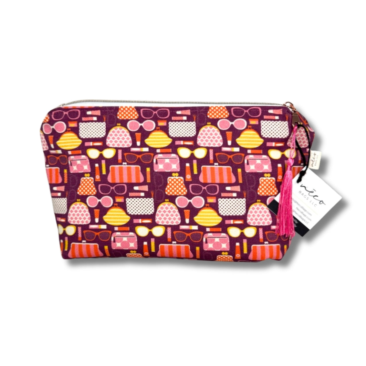 Voyager Bag – Pretty in Pink Cosmetic Bag