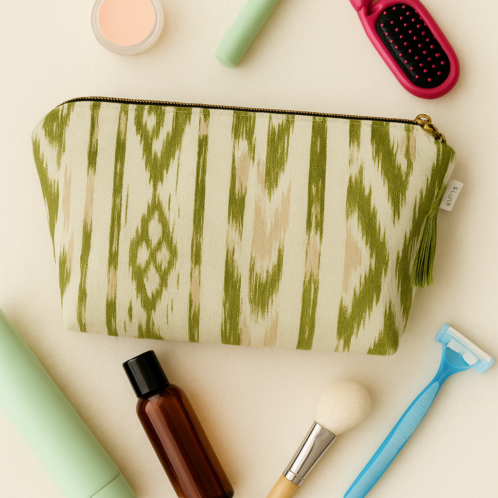 Voyager Bag – Green Ikat