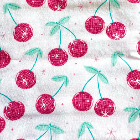 Reusable Washable Food Bag Sets Snack & Sandwich Bags - Disco Cherries