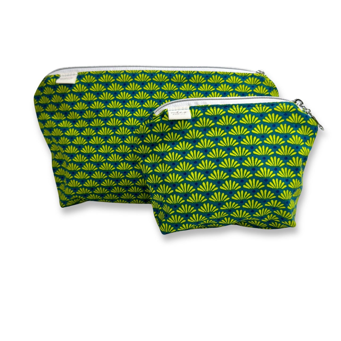 Travel Cosmetic Sustainable Zip 'n Go Bags — Cabana Pop