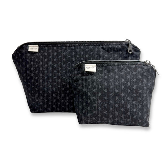 Travel Cosmetic Sustainable Zip 'n Go Bags — Faded Stars
