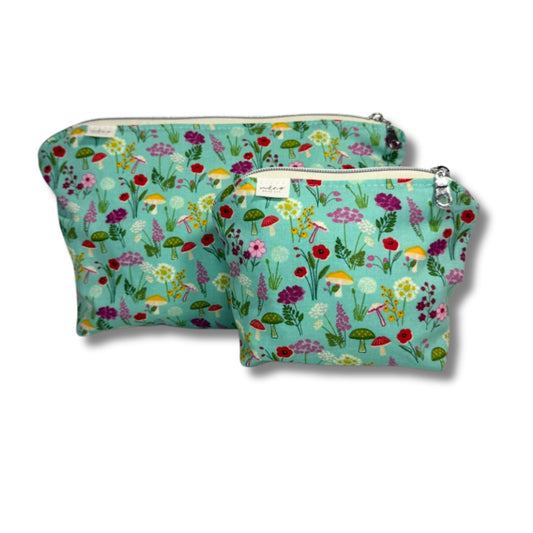 Travel Cosmetic Sustainable Zip 'n Go Bags — Fairy Garden