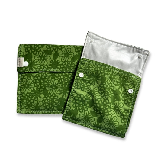 Food Bag Sets Snack and Sandwich Bags - Flora Verde