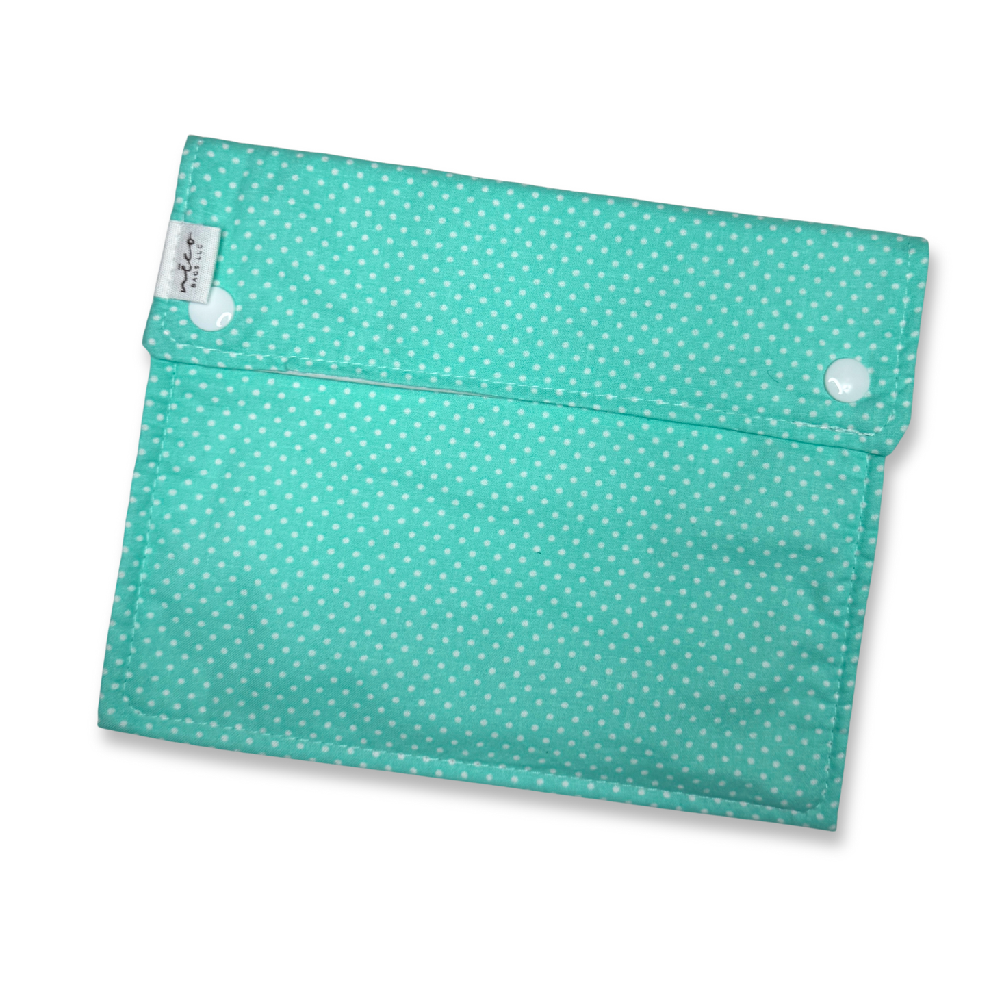 Sandwich Bag Food Safe - Cool Mint Dot