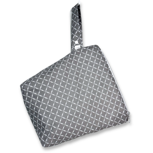 Large Wet Bag — Steel Diamond